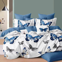 Parure de draps 4 pièces imprimée florale de haute qualité – Offre spéciale Afrique