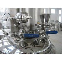 Ligne de production cosmétique de crème de lotion de dentifrice de shampooing chimique équipement mélangeur sous vide machine d'homogénéisateur émulsifiant