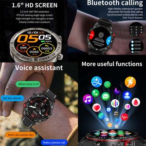 Nouvelle montre connectée sport CY800 2026 avec écran IPS HD de 1,6 pouce, appels Bluetooth COfit et contrôle, compatible Android et <span class=keywords><strong>iOS</strong></span> - Product Image 2