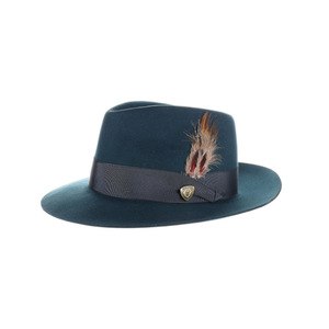 Sombrero de copa de fieltro de lana pura con adorno de plumas de cinta de mariposa Sombrero de fiesta formal para escenas de invierno de verano Diseño transfronterizo caliente - Product Image 6