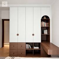 Armoires XINGRUO, meubles de chambre à coucher, armoire intégrée avec bibliothèque et bureau pour maison moderne