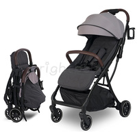 Poussette compacte et légère Brightbebe pour bébés, pliable d'une seule main, pour nourrissons et tout-petits de 1 à 3 ans, idéale pour les voyages en avion