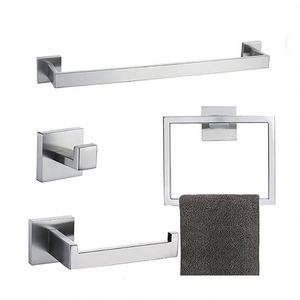 Juego de 5 Accesorios de Baño de Acero Inoxidable Dorado, Estante de Pared para Toallas, Juego de Accesorios de Lujo para Baño - Product Image 3