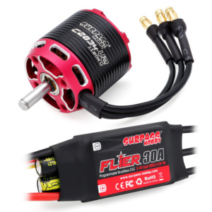 Surpasshobby c2834 V2 outrunner động cơ không chổi than 30A ESC 32 bit 5.5V 4A Bec cho máy bay cánh cố định máy bay FPV đua Drone - Product Image 1