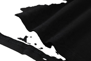 Custom Regular Fit Heavyweight 100% Cotton <b>Knitted</b> T-Shirt <b>for</b> Men with Embroidery <b>Animal</b> Print Anti-Wrinkle Features - Product Image 3