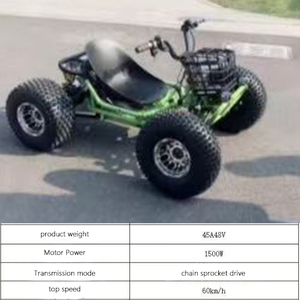 Kart Eléctrico Todoterreno para Adultos - Potencia de 2000W, Velocidad Máxima de 60 km/h, Kart Todoterreno para Exteriores - Product Image 4