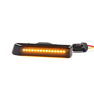 ไฟเลี้ยวข้างแบบ LED สีเหลืองอำพัน ADT Sequential พร้อมเลนส์รมดำ สำหรับรถยนต์ซีรีส์ 3 E36 X5 E53 ไฟเลี้ยวข้างแบบ LED - Product Image 6