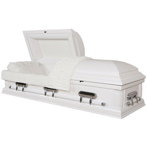 โลงศพไม้ป็อปลาร์แบบอเมริกัน รุ่น URD-A258B ขนาด 82x28x23 นิ้ว สีและรูปลักษณ์ปรับแต่งได้จากโรงงานโดยตรง ทนทาน - Product Image 5