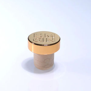 Tapas de botella personalizadas Aluminio Madera Aleación de zinc Licor Spirit Whisky Vodka Tequlia Tapones para botella de vino - Product Image 1