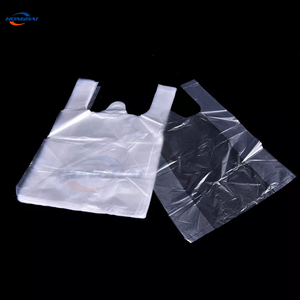 Sacolas de Plástico HDPE Personalizadas com Relevo, Sacolas Descartáveis com Alça para Uso em Varejo e Supermercado - Product Image 1