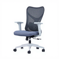Chaise ergonomique en maille, chaise d'ordinateur, chaise de bureau à domicile, chaise de jeu pour une utilisation prolongée et des séances d'étude au bureau