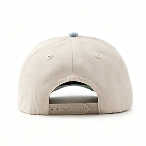 Casquette de baseball personnalisée brodée pour l'extérieur, casquette de camionneur en velours côtelé bleu clair avec patch brodé pour les sports de plein air - Product Image 4