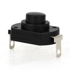 250V 10A KAN-9A 19mm Rotary Encoder Zigbee Push <strong>Button</strong> <strong>Switch</strong> Black Plastic - Product Image 1