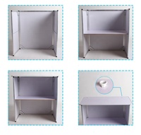 Table de promotion pliable en fer pour stand publicitaire