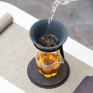 Ceramics <b>Tea</b> strainer Coffee Strainer Coffee Filter Accessories Non-Porous Strainer <b>Tea</b> Filter Coffee Filter With Holder - Product Image 4