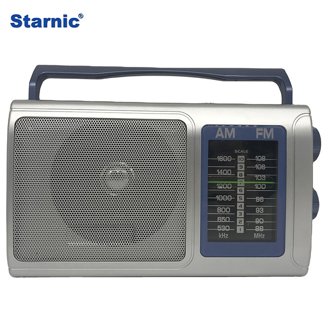 High Sensitivity World Receiver FM AM  Portable 2 Band Analogue  Radio