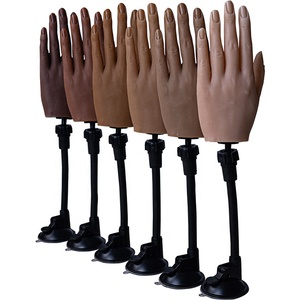 Main d'entraînement en silicone flexible pour la pratique des ongles, modèle d'entraînement aux ongles de haute qualité, multicolores, utilisation en salon, professionnel - Product Image 4
