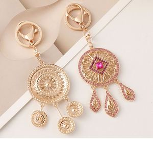 Porte-clés attrape-rêves en cristal brillant pour femme, avec strass, breloque pour sac et pendentif pour clés de voiture - Product Image 5