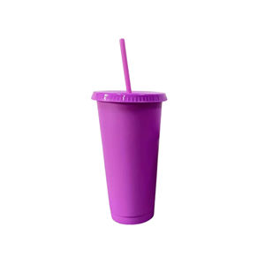 Gobelet à café réutilisable en PP de 24 oz avec couvercle - Impression de logo personnalisable - Product Image 5