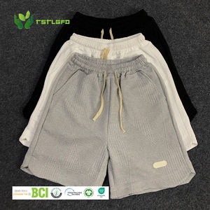Pantalones cortos personalizados de tela sostenible para hombre, pantalones cortos de algodón en blanco de alta calidad para correr, pantalones cortos informales de verano para hombre - Product Image 1