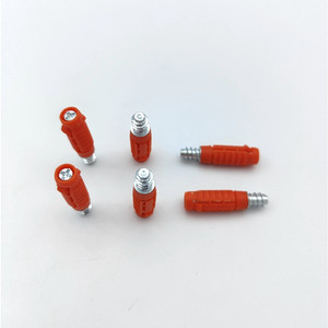 Conector de Estante Moderno y Sencillo Autonomy, Acero al Carbono Rojo, Instalación Rápida para Armario - Product Image 1