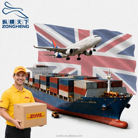Agent logistique d'expédition maritime et aérienne le moins cher, fret LCL FCL, DHL UPS FedEx Express de Chine vers le Royaume-Uni