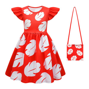 <span class=keywords><strong>Disfraz</strong></span> de Princesa <span class=keywords><strong>Lilo</strong></span> de la Película Stitch para Niñas, Vestido Casual con Mangas Voladoras, <span class=keywords><strong>Disfraz</strong></span> de Cosplay para Navidad y Halloween, Poliéster - Product Image 3