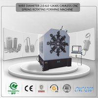 Proveedor de formación de resorte CNC1260 Máquina formadora giratoria de resorte CNC sin cámara