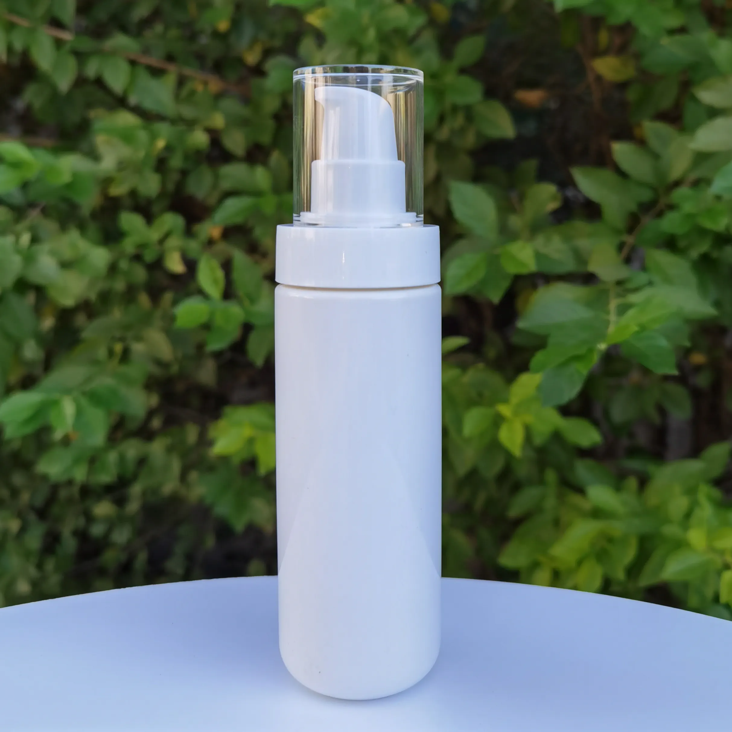 120ml 200ml high end cosmetic bottle setcosmetic bottle set skin care recycled luxury white round dropper bottle