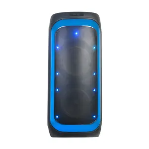 New Arrival Party 1000 Box Dual 8 Inch Portable Speakers With Disco Light Show/BT USB Plastic Sound Box