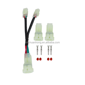 2-контактный силовой разветвитель Y жгут для Honda YAMAHA-CNCH, штекер для мотоцикла на заказ - Product Image 2