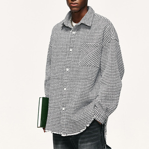 <span class=keywords><strong>Camisa</strong></span> de vestir con corbata para hombre al por mayor, lo último en diseños, camisas informales para hombre de oficina de negocios/ - Product Image 4