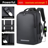 Sac à dos extensible de haute qualité pour ordinateur portable 15,6 pouces, imperméable, pour affaires et voyages, fournisseur de logo personnalisé