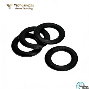Joint d'étanchéité rond en caoutchouc noir, diamètre extérieur 20 mm, diamètre intérieur 10 mm, épaisseur 2 mm, pour milieux huileux et corrosifs - Product Image 3