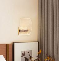 Lampes murales LED créatives en fer avec télécommande pour chambre à coucher, escalier, appartement - Design moderne et épuré