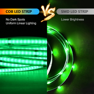 ไฟ LED แบบ COB RGB ความหนาแน่นสูง 576 LEDS แถบไฟ LED แบบยืดหยุ่นหลากสี สำหรับไฟส่องสว่างภายในอาคาร ลดราคาพิเศษ - Product Image 3