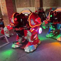 Model baru taman hiburan mobil Robot tempur untuk keluarga anak-anak listrik 2-orang kapasitas logam serat karbon konstruksi untuk