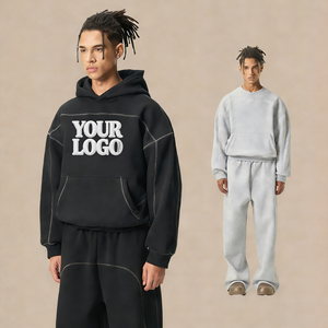 Sudadera con Capucha de Corte Cuadrado Estilo Americano, Chándal Hip Hop, Ropa Urbana, 350G, Alta Calidad, Ajuste Perfecto, Sudadera con Capucha Moderna, Logotipo Personalizado DTG - Product Image 1