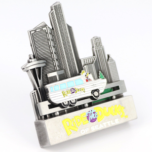 Aimants de réfrigérateur en métal émaillé 3D, souvenir de New York, en alliage de zinc, design personnalisé, <span class=keywords><strong>mobiles</strong></span> - Product Image 2