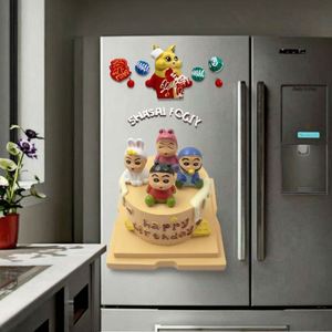 แม่เหล็กติดตู้เย็นรูปทรงสี่เหลี่ยมศิลปะเรซิ่นรักษ์โลกแบบกำหนดเอง ของที่ระลึกโพลีเรซิ่นตกแต่งสร้างสรรค์ พร้อมแม่เหล็กดึงดูดใจ - Product Image 2