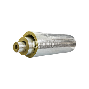 Tubo de aislamiento de tubería de vapor de lana de <span class=keywords><strong>roca</strong></span> Marina HUAYUE ASTM, cubierta de tubería de lana de <span class=keywords><strong>roca</strong></span> mineral - Product Image 1