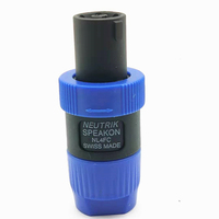 Câble Speakon NL4FC pour amplificateur Crown, adaptateur jack audio XLR 4 pôles à verrouillage par torsion compatible Neutrik Speakon