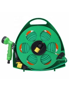 Enrouleur de <span class=keywords><strong>tuyau</strong></span> d'<span class=keywords><strong>arrosage</strong></span> portable léger BSCI 15M/50FT avec buse de pulvérisation 7 fonctions pour le lavage de voitures, le nettoyage et l'<span class=keywords><strong>arrosage</strong></span> - Product Image 4
