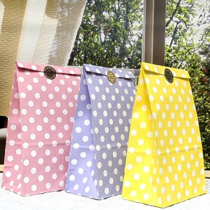 Bolsas de Papel Kraft Ecológicas con Diseño de Lunares <span class=keywords><strong>Cheng</strong></span> <span class=keywords><strong>Huang</strong></span>, Bolsas Planas para Dulces, Galletas, Bocadillos y Regalos para Panadería - Product Image 2