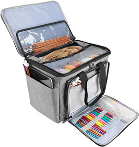 2022 Hot Selling Knitting Bag Yarn Storage Organizer Tote Bag