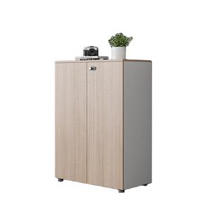 Armoire de rangement de bureau moderne à panneau de bois à double porte avec fichier de verrouillage vente directe d'usine pour la maison entrepôt atelier hôtel - Product Image 1