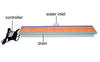 Cascade murale décorative en acrylique pour piscine, chute d'eau de 600 mm avec contrôle par téléphone
