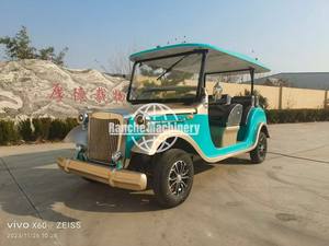 Voiturette de golf électrique de luxe personnalisée avec moteur 72V, 5 à 14 places, pour réceptions VIP sur les terrains de golf et les clubs, style rétro, pour la visite de sites touristiques, voiture vintage - Product Image 2
