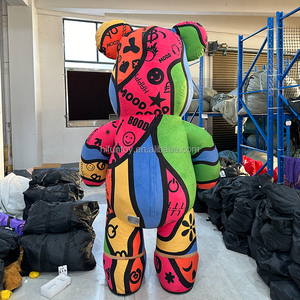 Kostum maskot beruang kekerasan tiup raksasa kustom maskotte hewan <span class=keywords><strong>Panda</strong></span> beruang Fursuit Cosplay setelan berbulu untuk dewasa - Product Image 5