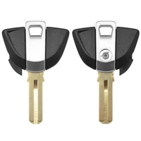Coque de clé transpondeur vierge pour moto, modèle le plus vendu, avec lame non coupée, accessoires de remplacement pour boîtier de clé de moto